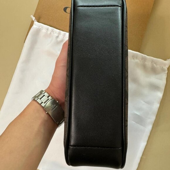 🍳NWT COACH Teri Shoulder Bag In Signature Canvas - Picture 4 of 7